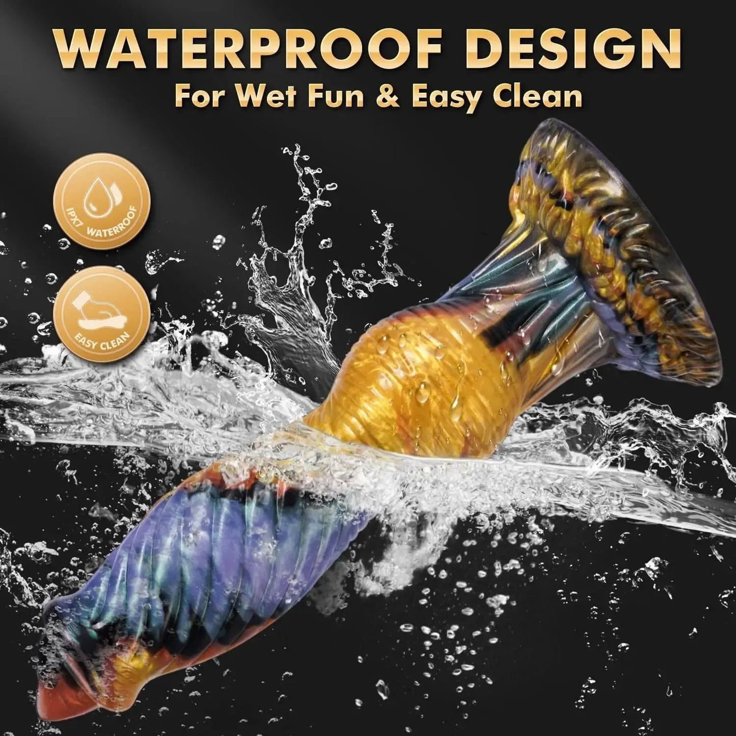 Thrusting Monster Dildos Anal Plug - Remote Control Fantasy Vagina Anal Adult Stroker