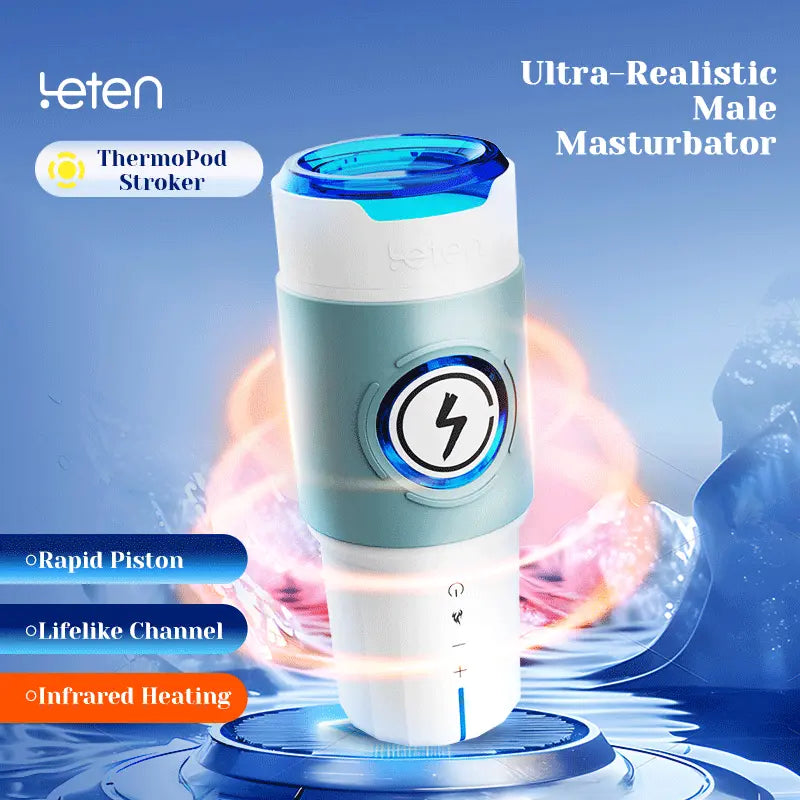 Leten ThundercoreX 6 Thrusting Infrared Heated Realistic Vaginal Masturbator