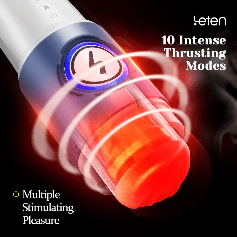 Leten ThundercoreX 6 Thrusting Infrared Heated Realistic Vaginal Masturbator
