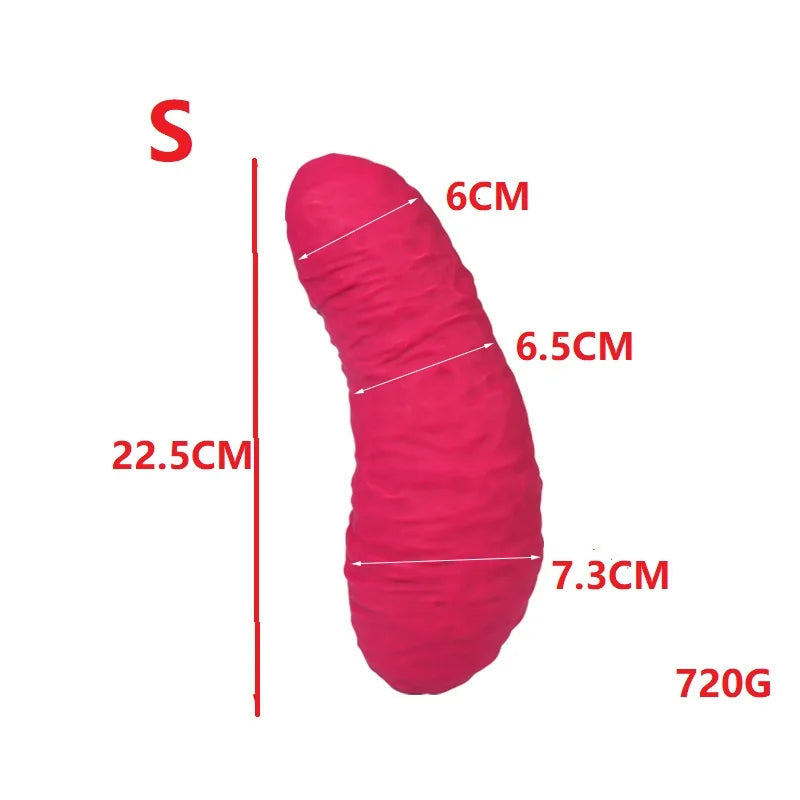 Thick Silicone Rectal Prolapse Butt Plug - Super Soft Anal Dilator Built Anal Toy For Women Men