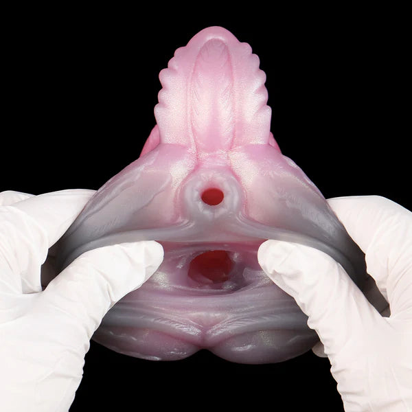 Deer silicone pocket pussy Dual Channels
