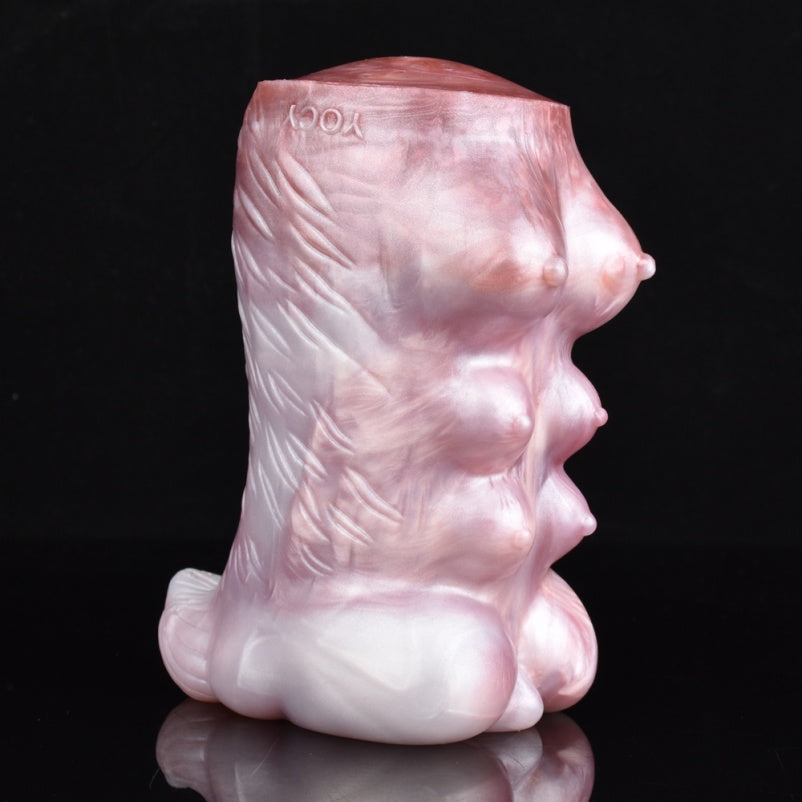 Pink Demonic Cow Pussy – Wild-Grip Silicone Pocket Masturbator Sex Toys for Men