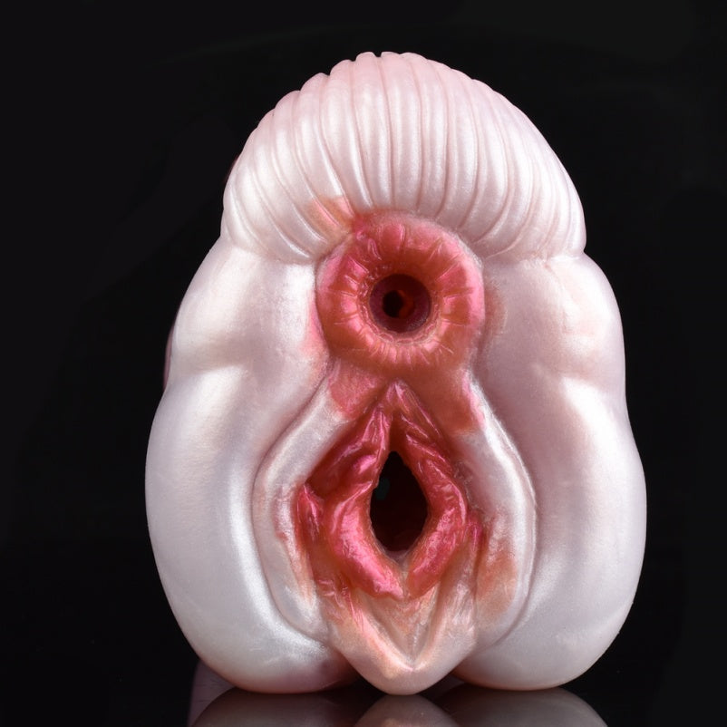 Pink Demonic Cow Pussy – Wild-Grip Silicone Pocket Masturbator Sex Toys for Men