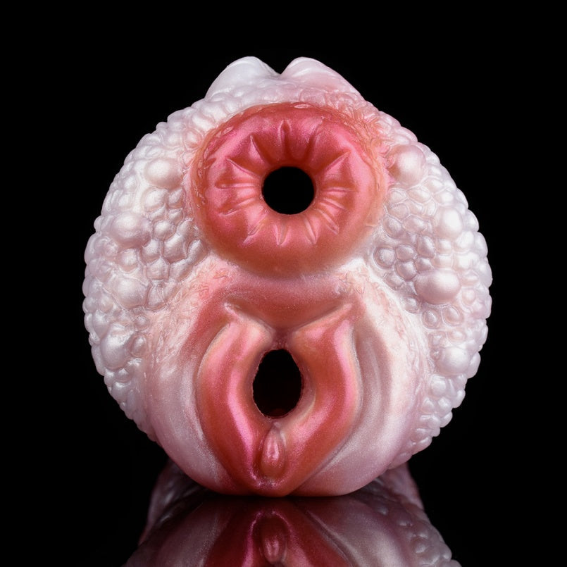 Fantasy Fire Dragon Pocket Pussy – Dual-Channel Penis Massager for Intense Blowjob