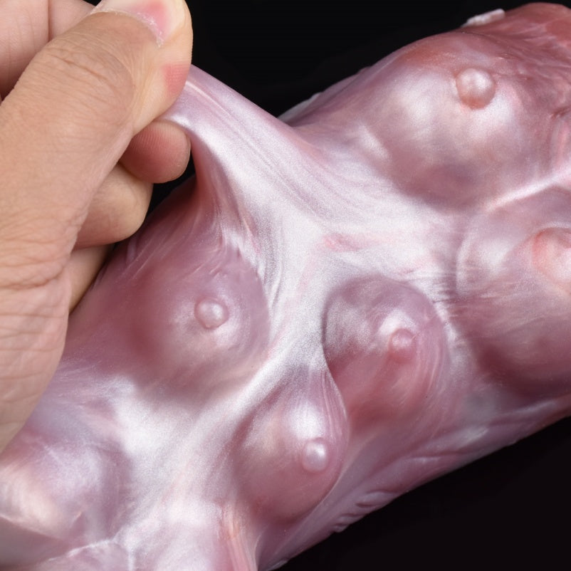 Pink Demonic Cow Pussy – Wild-Grip Silicone Pocket Masturbator Sex Toys for Men