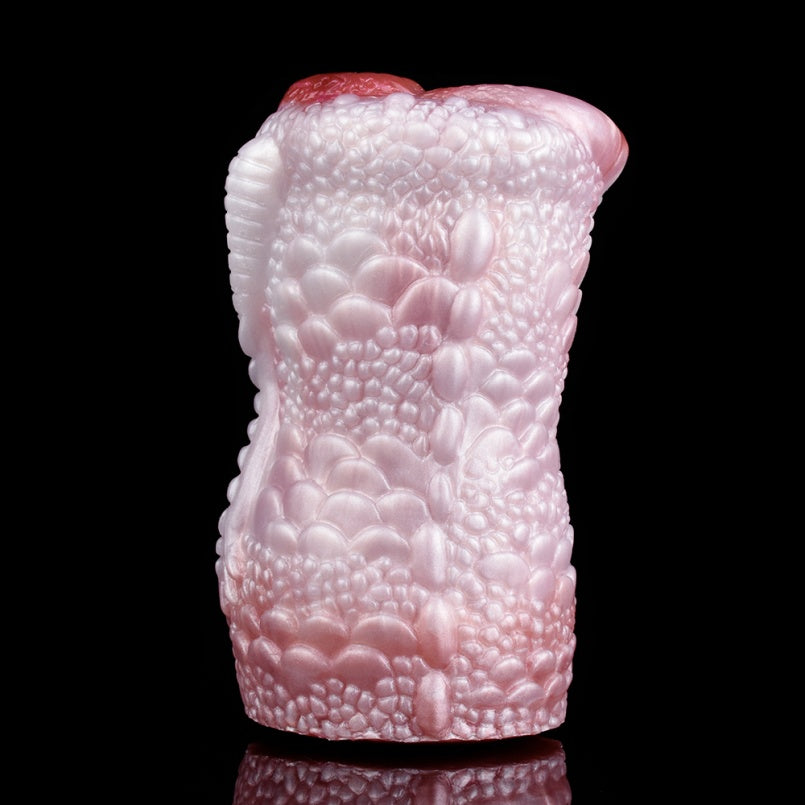 Fantasy Fire Dragon Pocket Pussy – Dual-Channel Penis Massager for Intense Blowjob