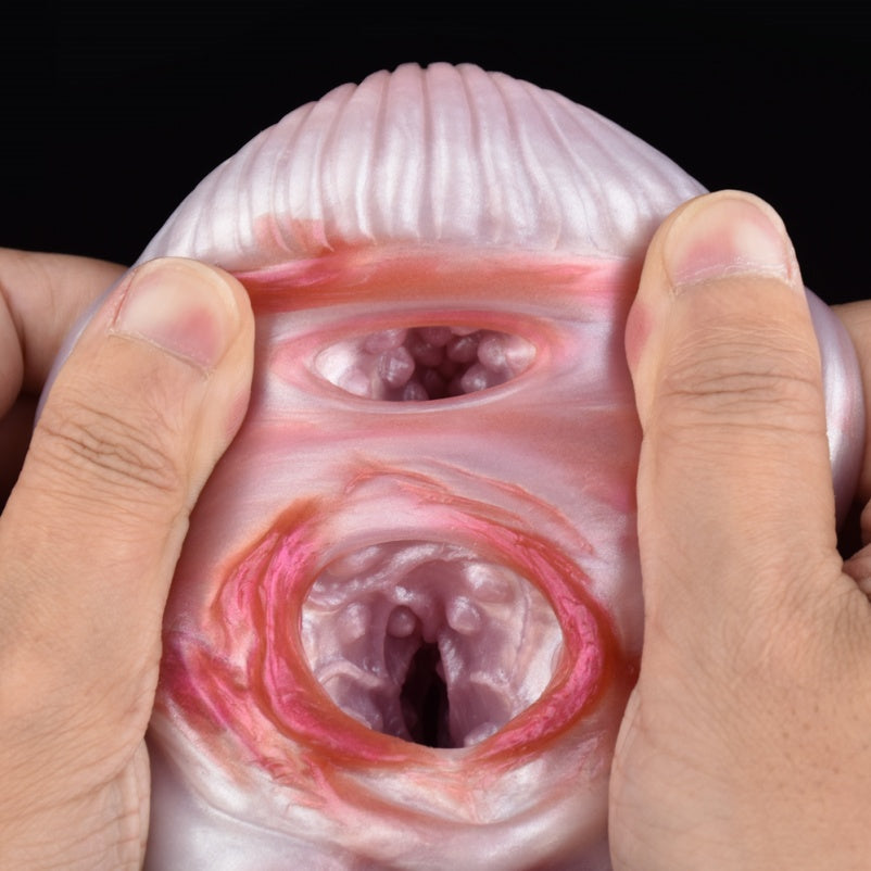 Pink Demonic Cow Pussy – Wild-Grip Silicone Pocket Masturbator Sex Toys for Men