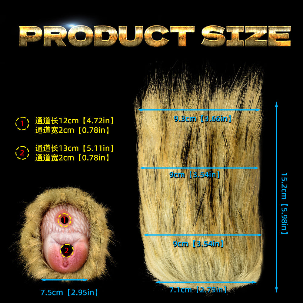 Stuffed Orangutan Dual Channel Fantasy Pocket Pussy