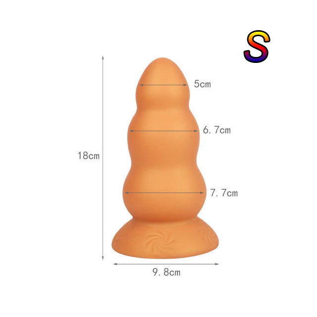 Big Anal Sex Toys for Women Men - Huge Silicone Dildo Anal Plug Dildo