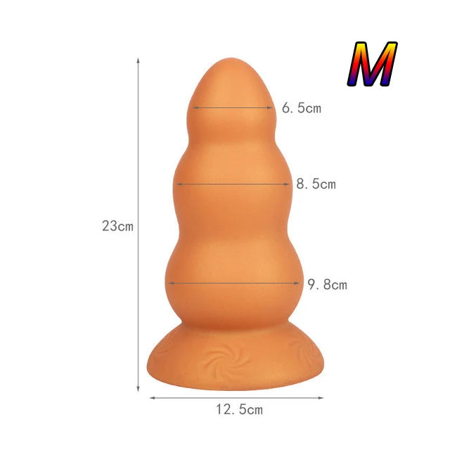 Big Anal Sex Toys for Women Men - Huge Silicone Dildo Anal Plug Dildo