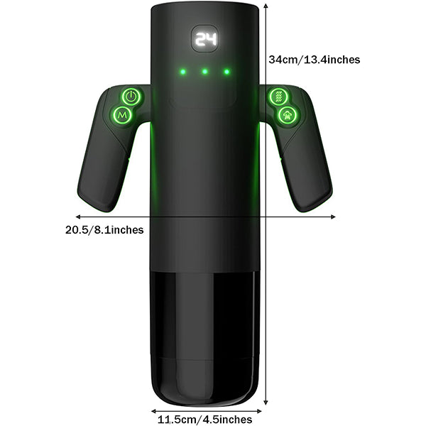 3-in-1 Dual Inner Liner Masturbator with Handle