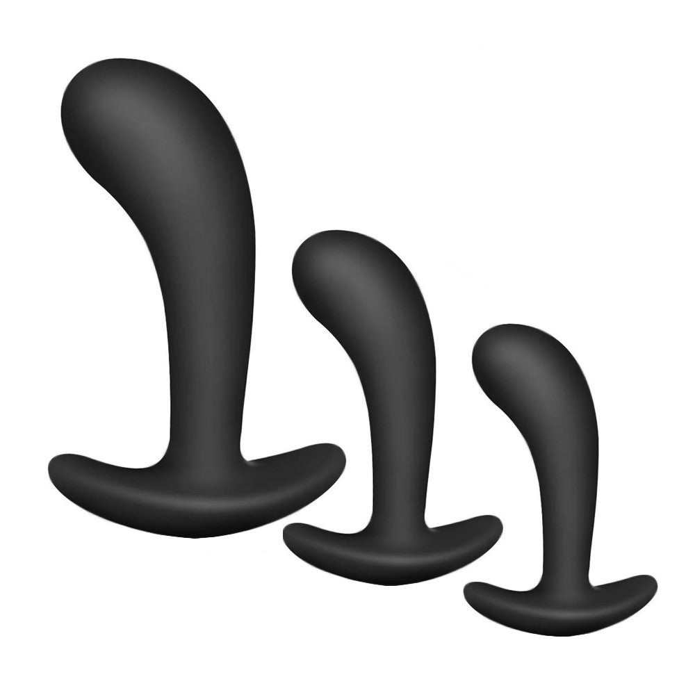 Comfort Curve Butt Plug Black Silicone anesidora Comfort Curve Butt Plug Black Silicone anesidora