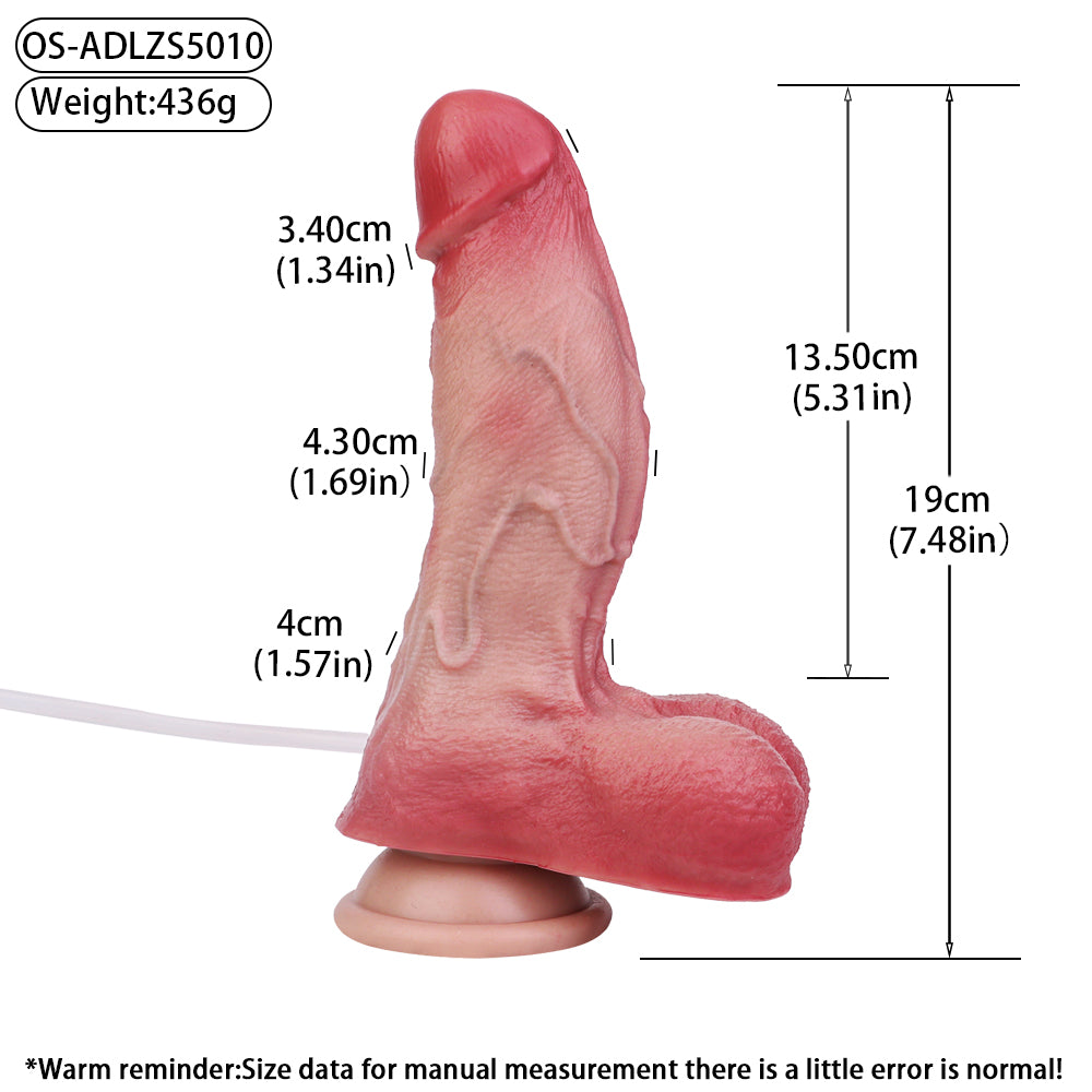 RealFeel Dual Density Ejaculating Dildo 10 Size