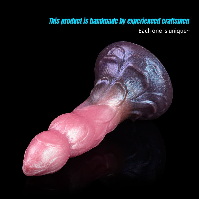 Fantasy Silicone Monster Dildo with Suction Cup – Insertion-based Female Anal and Vaginal Stimulator
