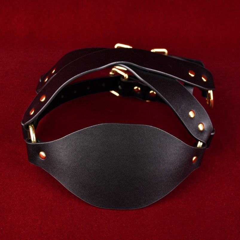 Fantasy Strapon Mask Bettie Bondage - Extreme Sex Black Leather BDSM Gear