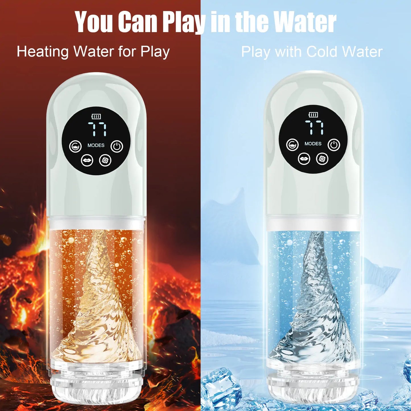 6-in-1 Telescopic Rotating Vibrating Masturbator