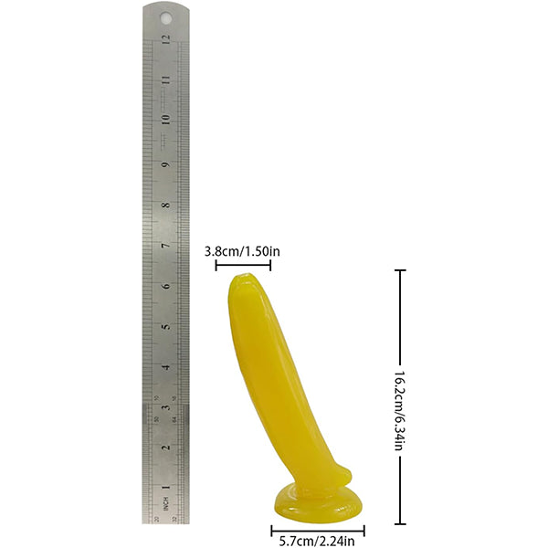 6.3 Inches Banana Dildo with Suction Cup