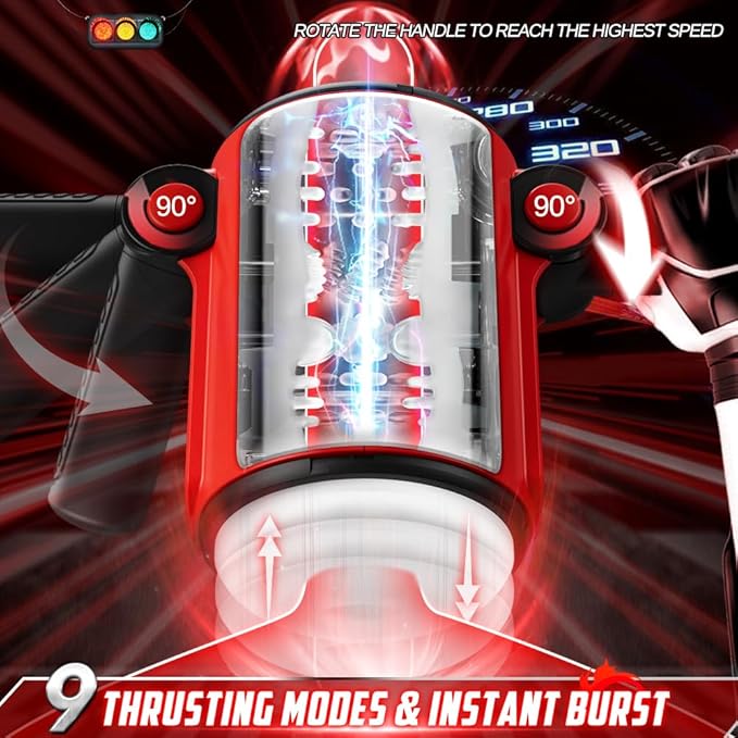 Open Ended Oscillating Male Masturbator