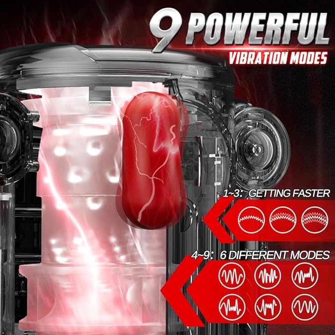 Open Ended Oscillating Male Masturbator