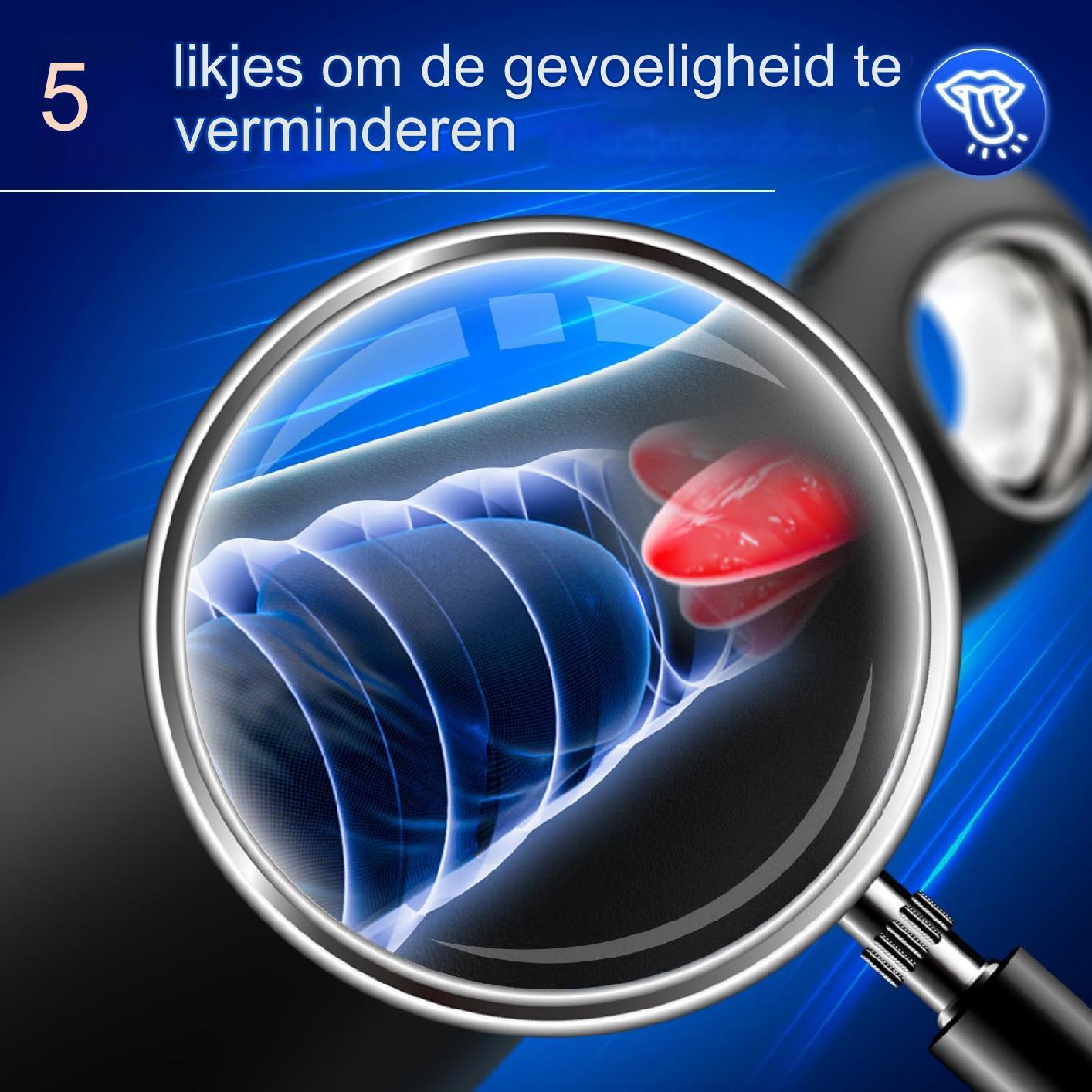 Tanmouth Zwarte Siliconen Masturbator - 360° Omhullende Vibrerende Penismasturbator Voor Intens Genot - Waterdichte Seksspeeltje Met Verschillende Snelheidsstanden - Zachte En Flexibele Siliconen Voor Comfortabel Gebruik