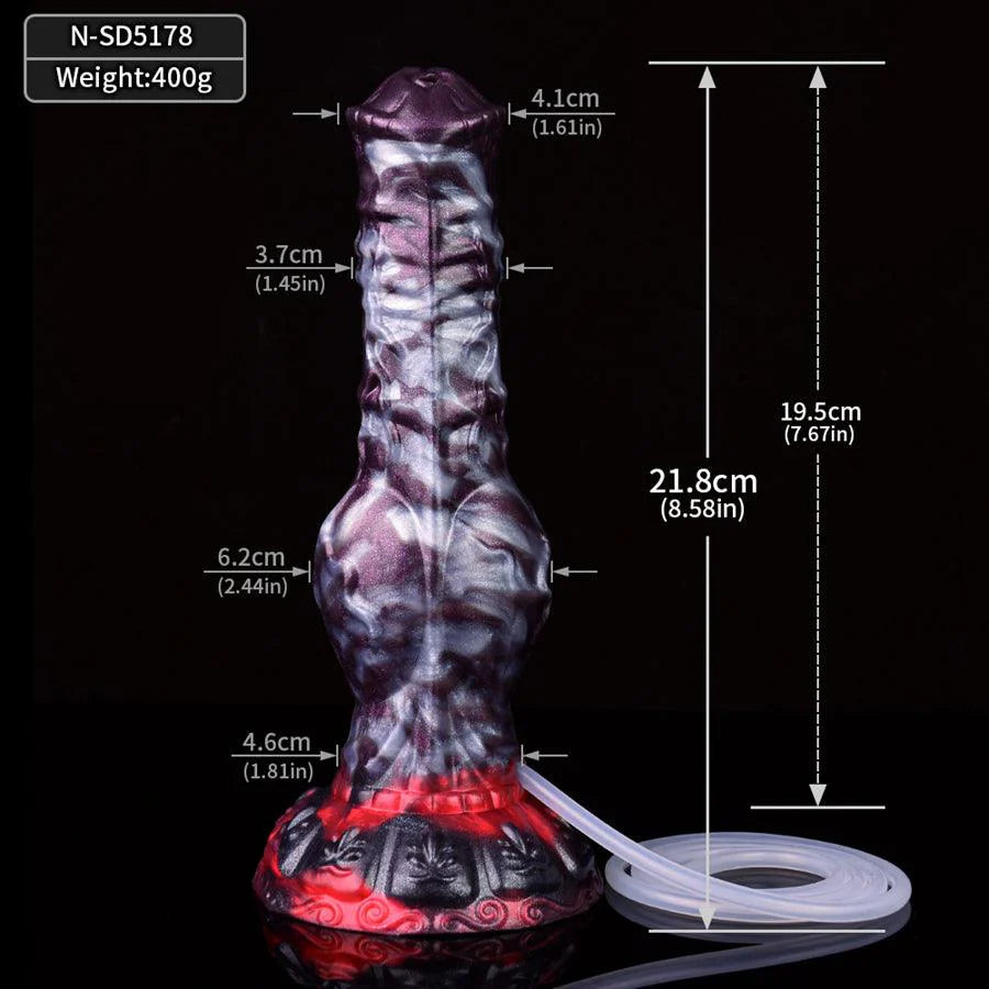 7 Inches Ejaculating Horse Dildo Premium Silicone