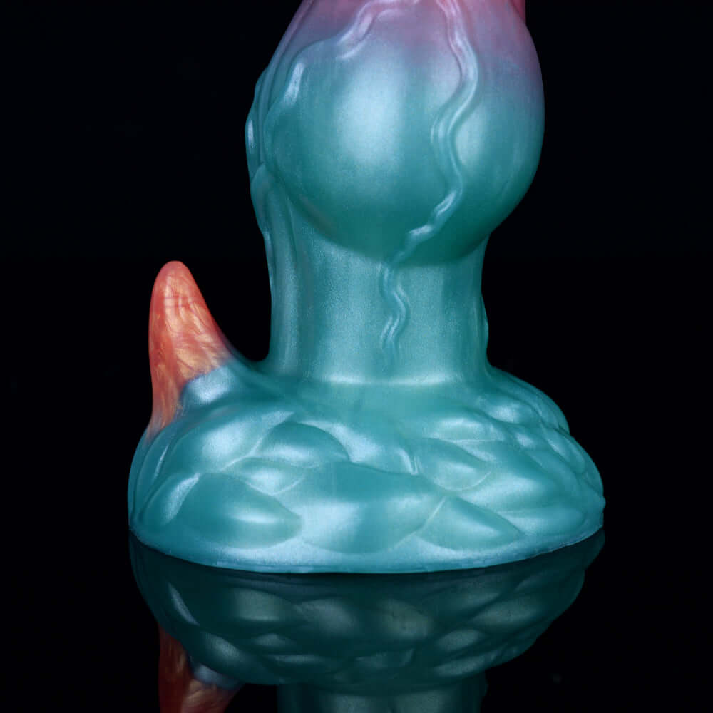 👾 7.75-Inch Elyrius the Monster Dog - Knotted Alien Dildo with G-Spot Demon Horn