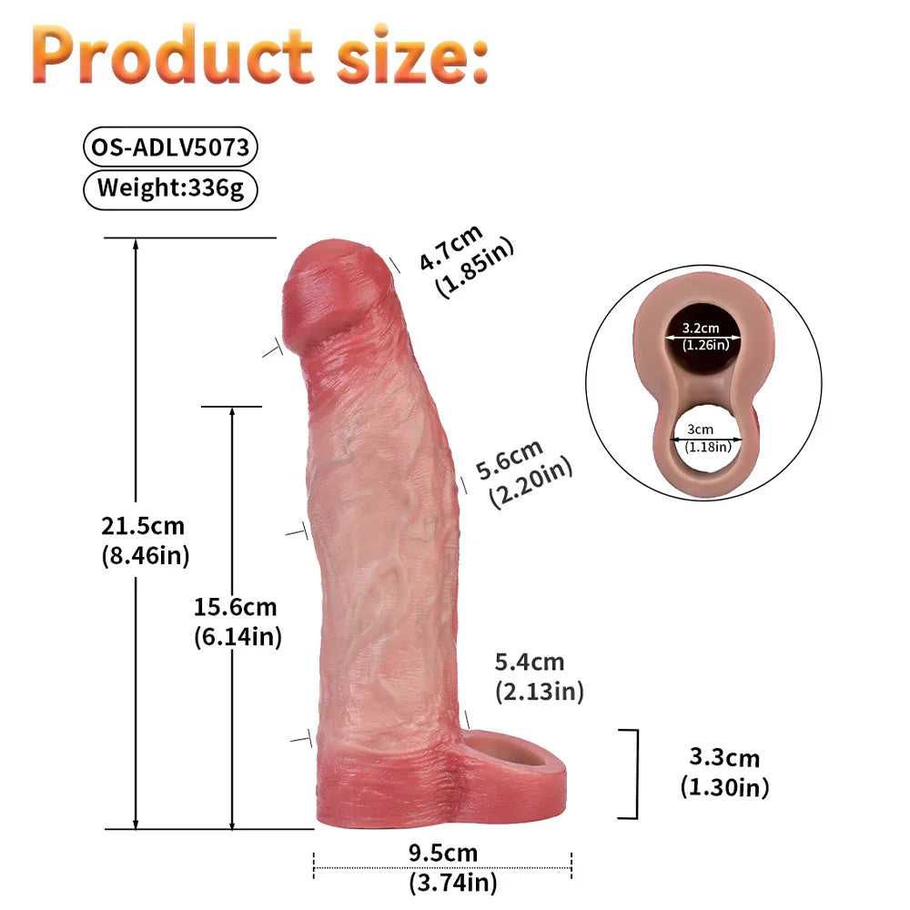 Xinghaoya Lifelike Vibrating Penis Sleeve