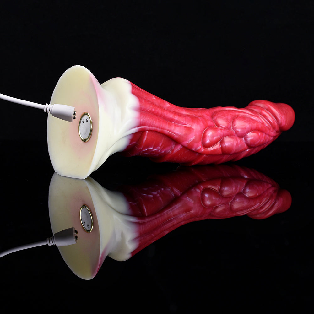 🐉 9-Inch Haku - Curve Vibrating Dragon Dildo, Monster Fantasy G-Spot Vibrator