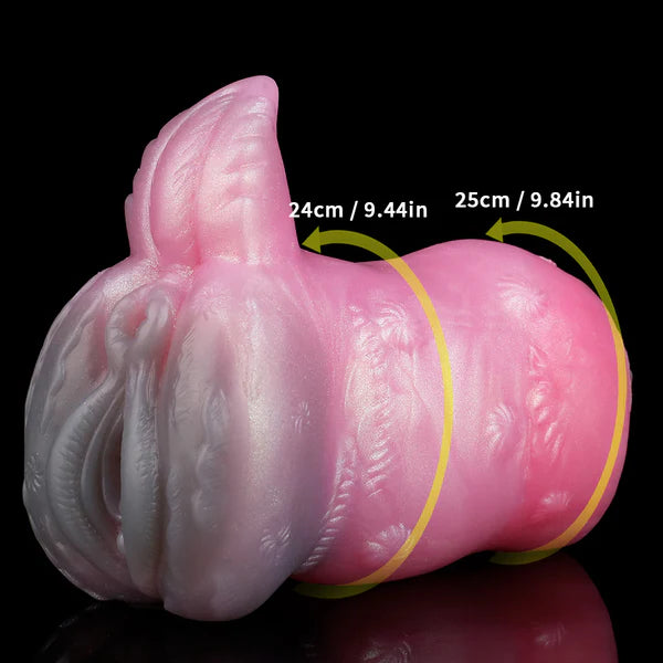 Deer silicone pocket pussy Dual Channels