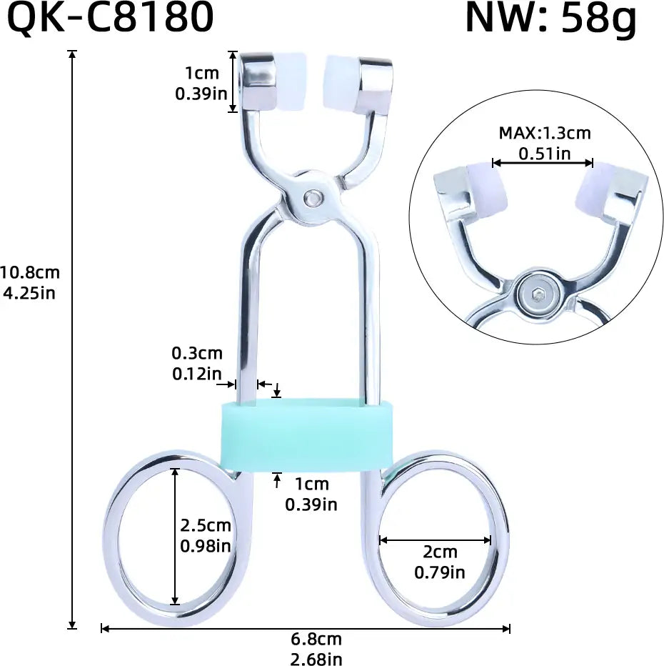 BDSM Stainless Steel Rebound Nipple Clamp