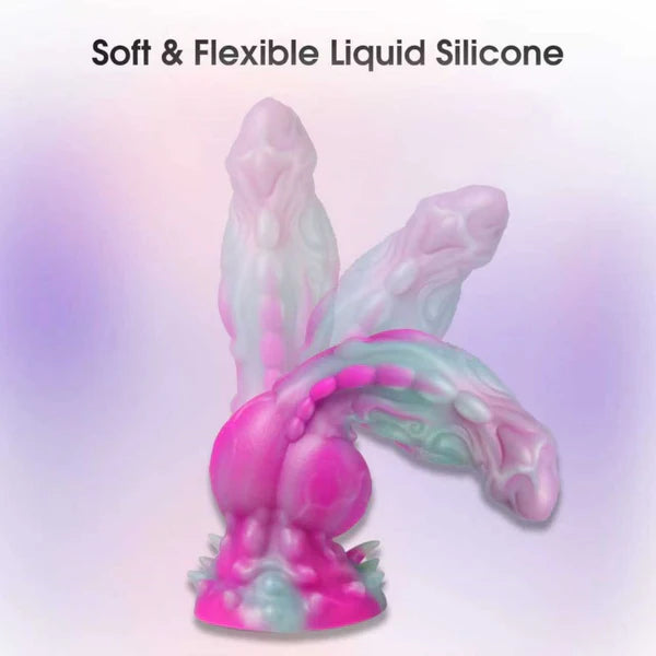 Alexis Alien Dog Dildo 9 Inches