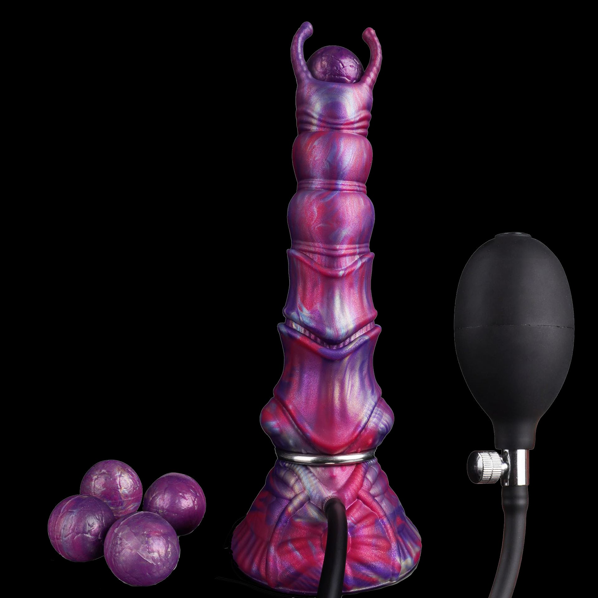 tango sex toys 8 Inch Ejaculating Alien Egg-Laying Dildo Silicone Ovipositor Sex Toy –  WeLovePlugs main image 0