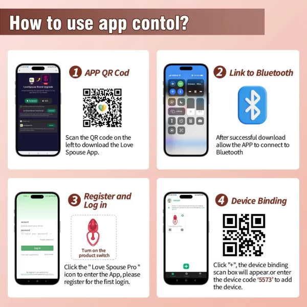 Anesidora Rose Panties Vibrator APP Controlled