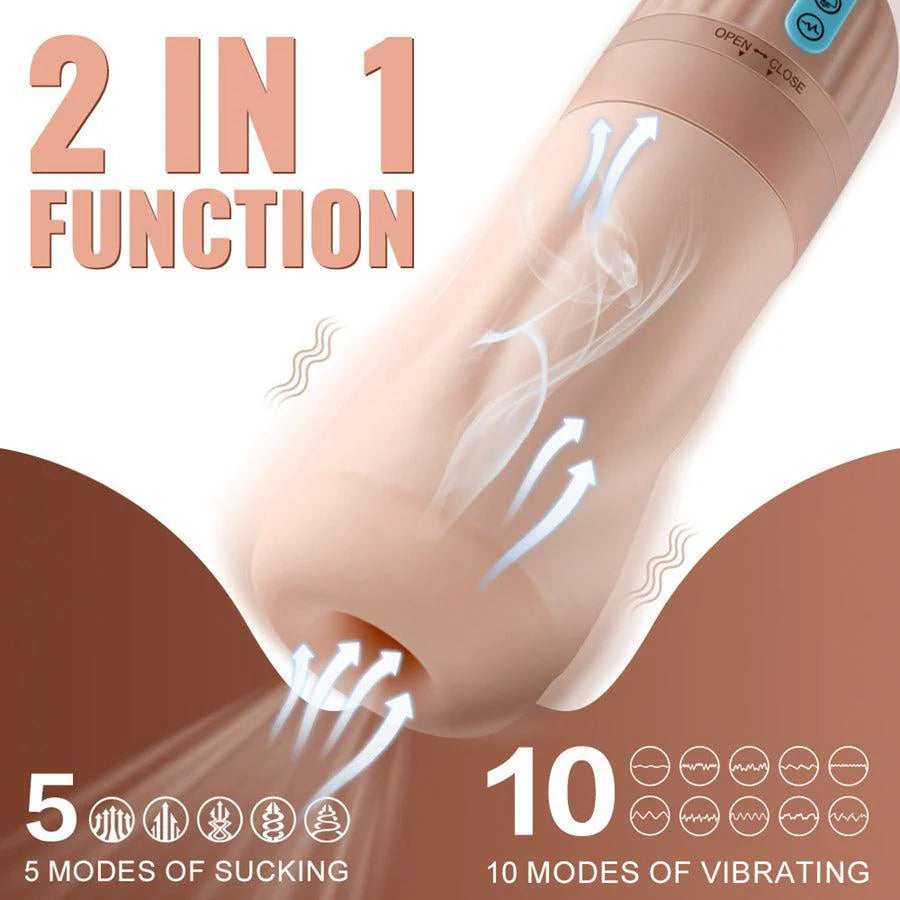 Auto Jack off Machine Dual Pleasure