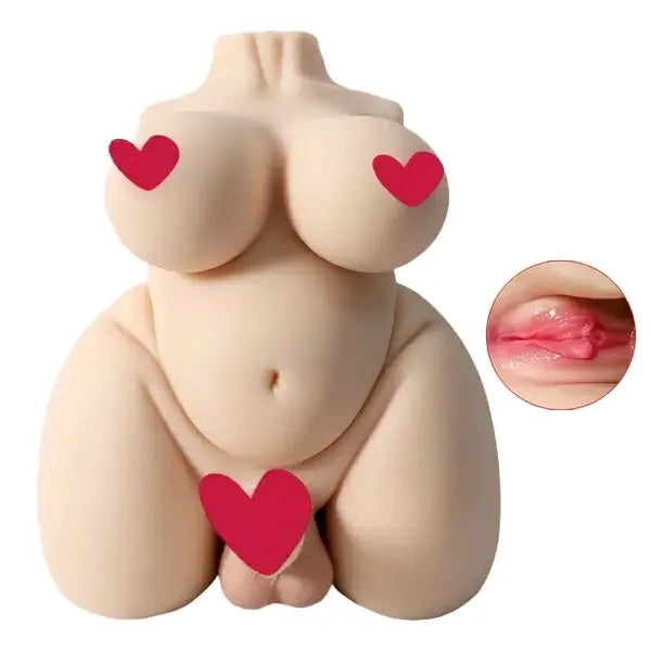 BBW Futa Sex Torso 17.6LB Fat Booty Trans