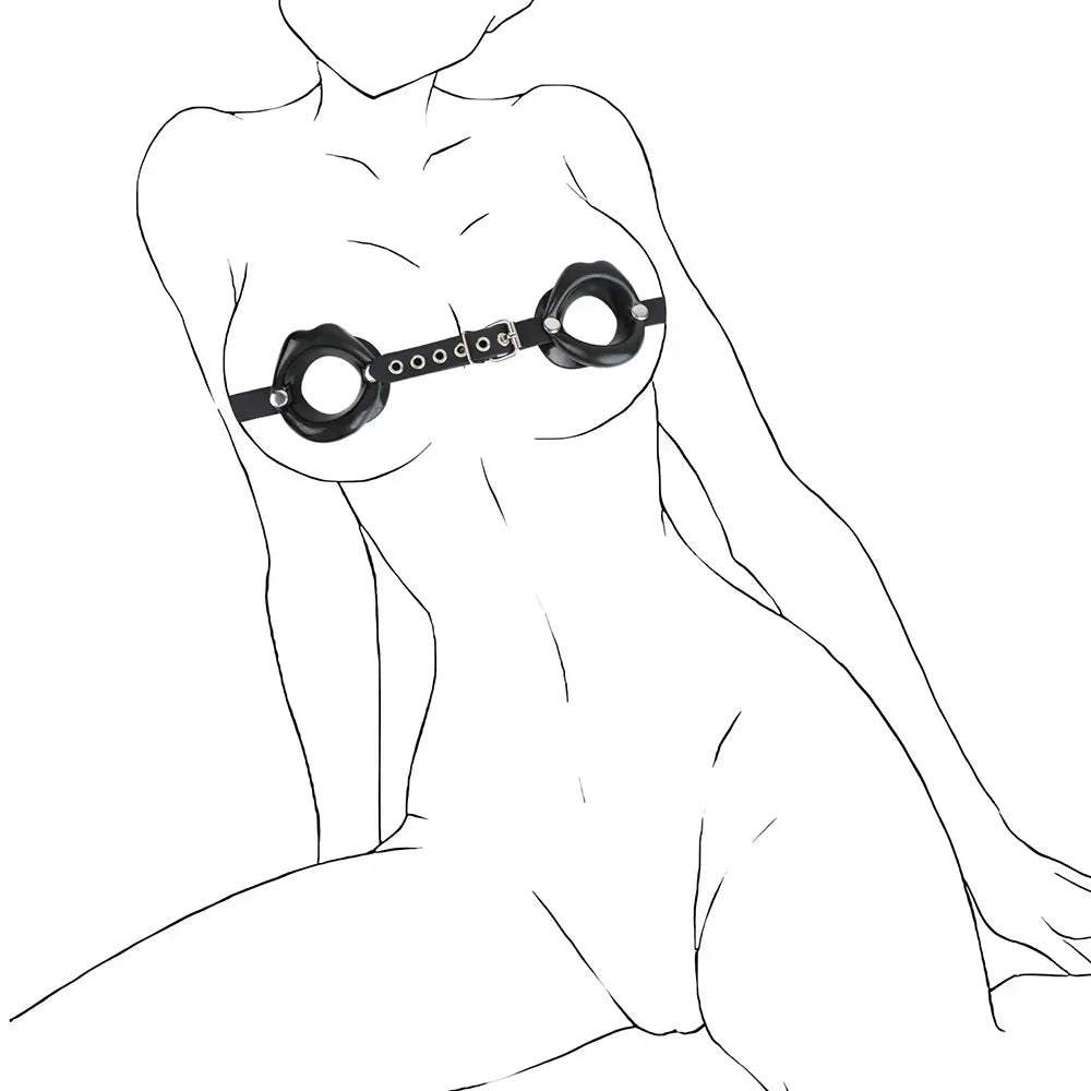 BDSM Adjustable Nipple Bondage Harness