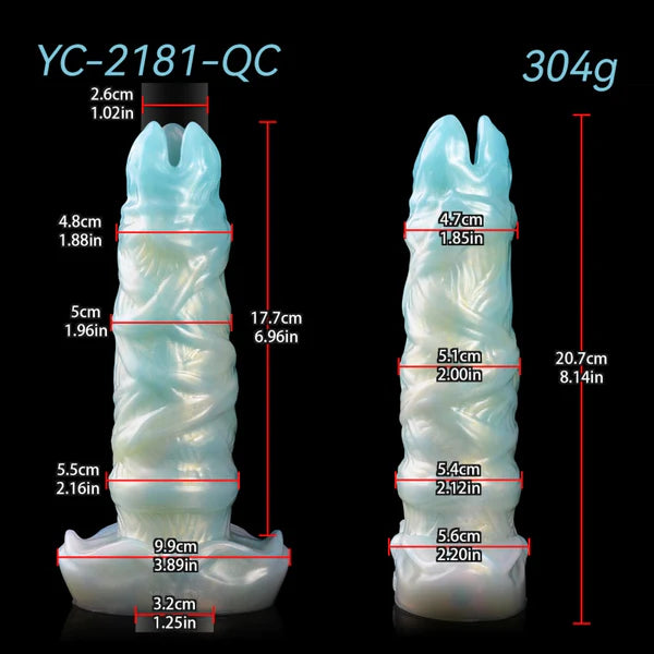 Spiral Fantasy Silicone Ovipositor Dildo