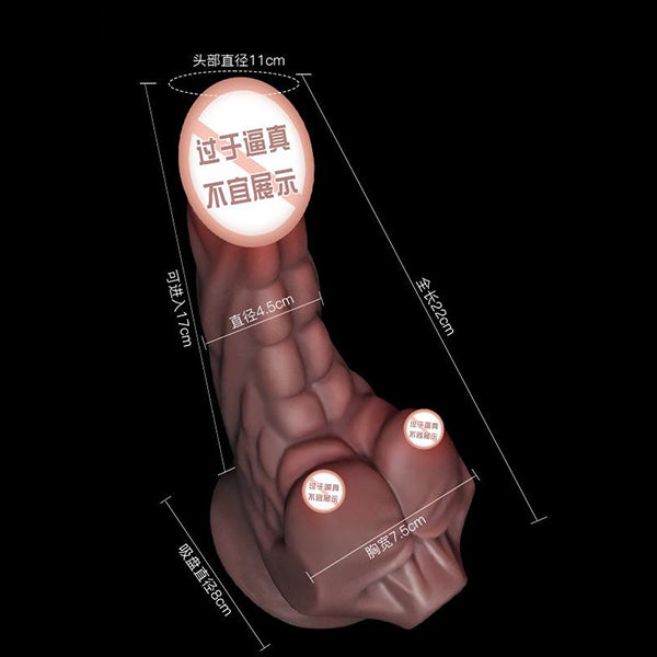 Sensualica Dildo Realistic Muscle Design Toy