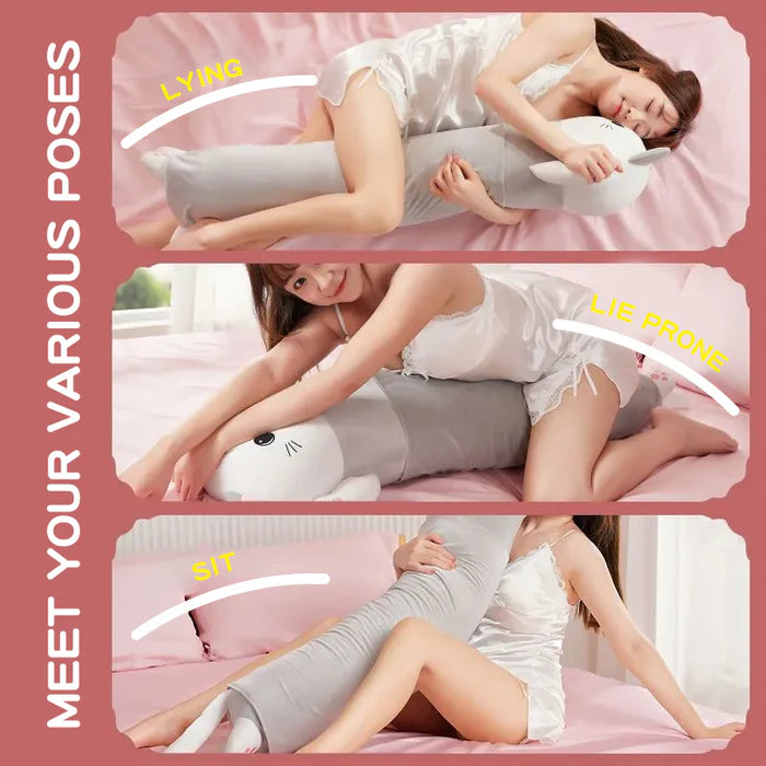 Cat Pillow Thrusting & Vibrating Dildo Machine