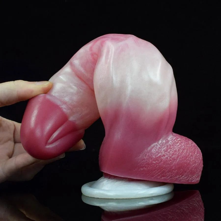 Cater Killer Wolf Suction Cup Pink Dildo 9 Inches