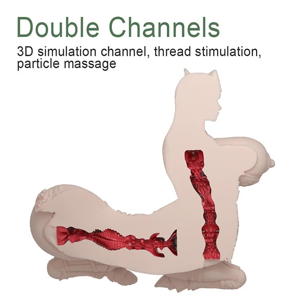 Centaur Sex Doll Girl Dual Channels