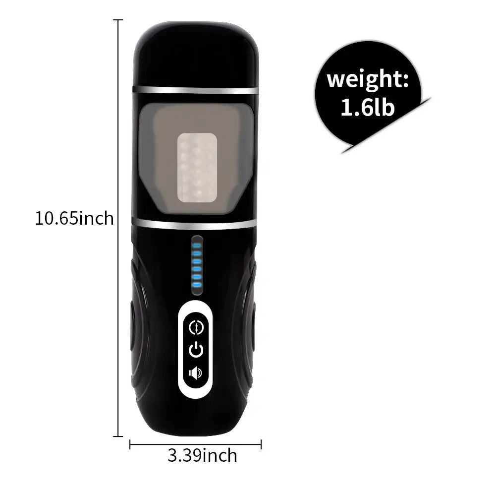 Chainsaw 7 Thrusting & Rotating Male Masturbator with Suction Base