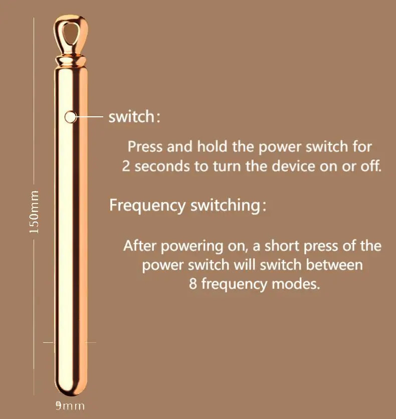 Charmed 7X Vibrating Necklace