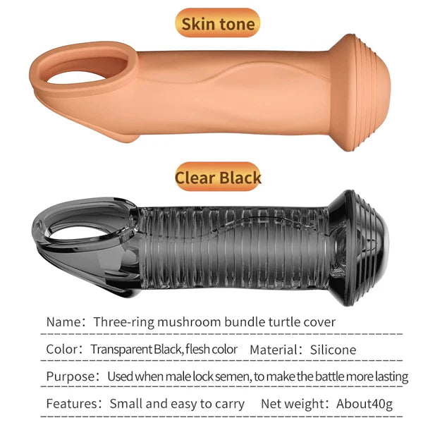 Cock Ring Sleeve Delay Ejaculation Sex Toy
