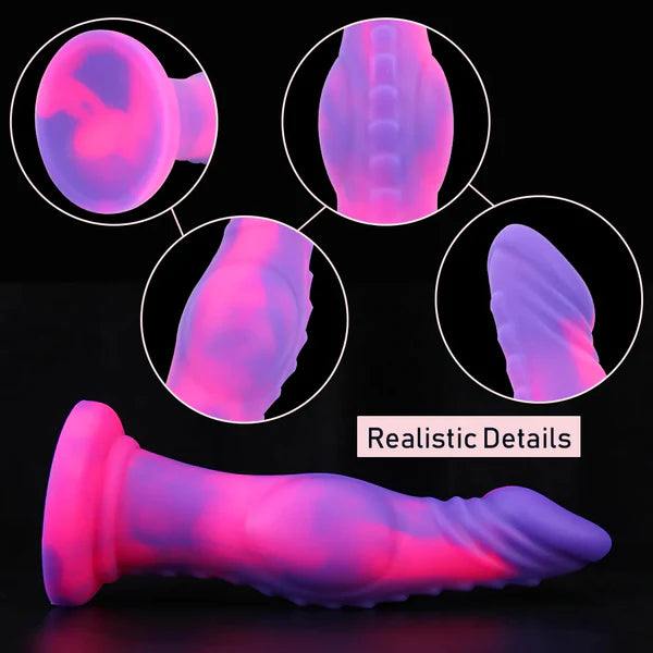 Cosmic Charger Silicone Horse Dildo 7.4 Inches