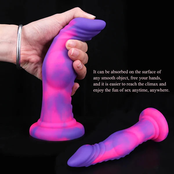 Cosmic Charger Silicone Horse Dildo 7.4 Inches