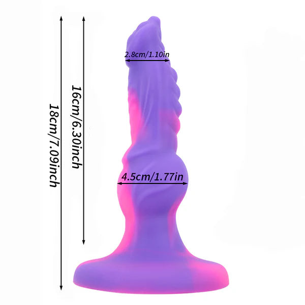 Cosmic Hound Silicone Anal Dildo 7 Inches