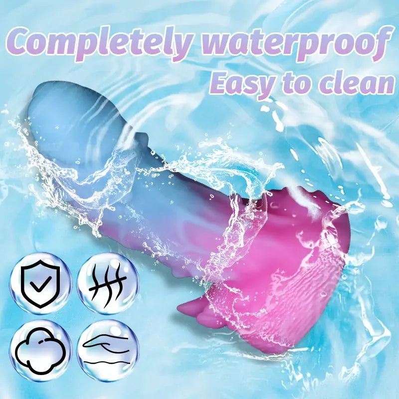 Cosmic Spiked Fantasy Dildo 8 Inches