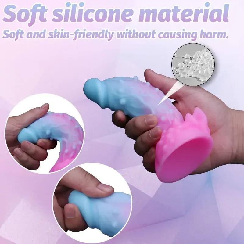 Cosmic Spiked Fantasy Dildo 8 Inches