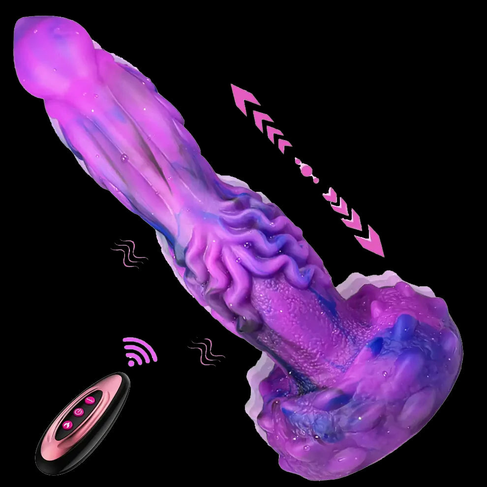 Fantasy Tentacle Vibrating Dildo with Remote